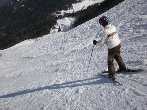Débutant ski