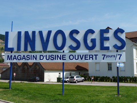 magasin d'usine linge Vosges